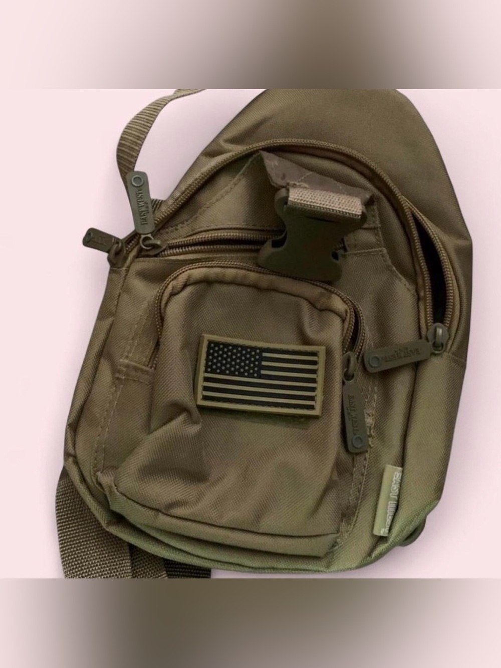 East West USA Tactical Sling Chest Pack Shoulder Utility Bag TAN